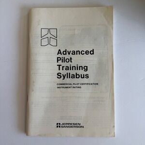Jeppesen Sanderson Advanced Pilot Training Syllabus Commercial Instrument Rating